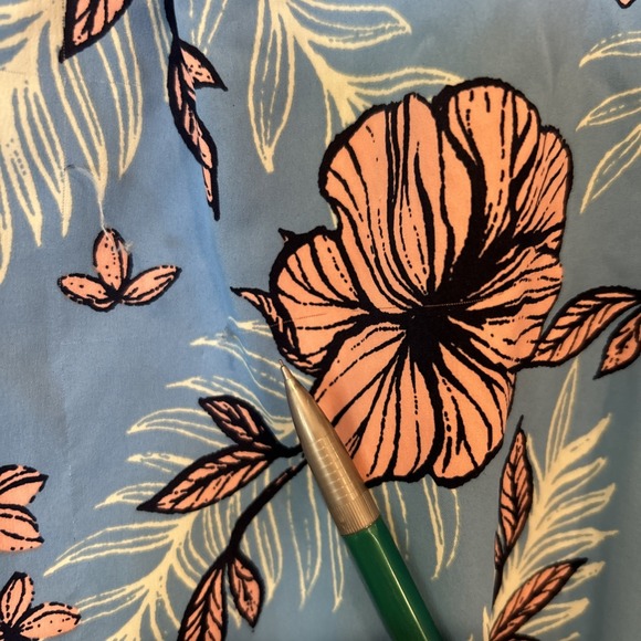 Coolibar Womens Kitts  Shirt Dress Blue  Floral Print Size L UPF 50+ Travel NWT - Picture 9 of 12